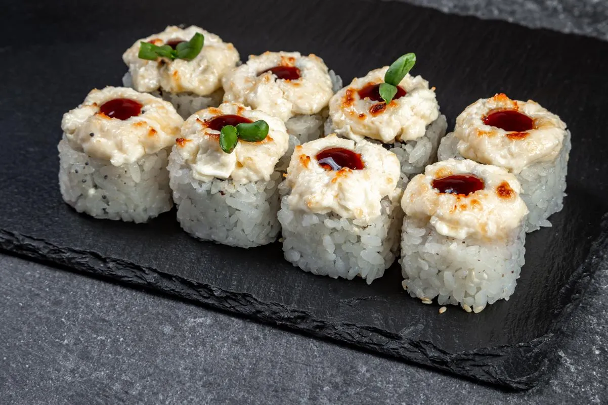 Запечённый с курицей